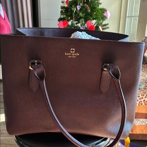 Kate Spade Dark Brown Tote Bag